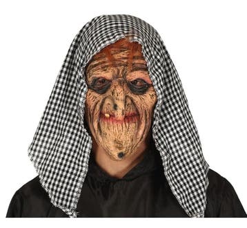 Halloween Heksen Masker Kap, Verzenden, Nieuw