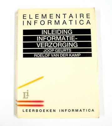 Inleiding informatieverzorging 3e dr - Geurts, Boeken, Verzenden, Nieuw