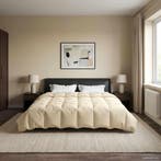 vidaXL Zomer Deken Gekwilt Crème 200 x 200 cm Microvezel, Verzenden