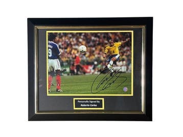 Brazil - Wereldkampioenschap Voetbal - Roberto Carlos Signed, Nieuw
