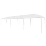 vidaXL Partytent 3x9 m PE wit, Tuin en Terras, Partytenten, Verzenden, Nieuw