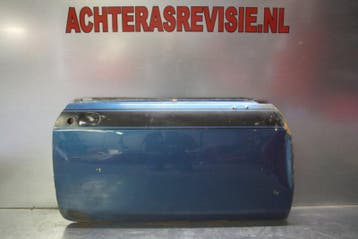 Opel Manta A rechter blauwe deur met deuk, gebruikt., Verzenden