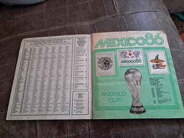 1986 Panini World Cup panini Mexico 1986 Compleet album -