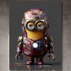 Lego Merchandise - Minion IRON MAN versione LEGO | Tela XXL
