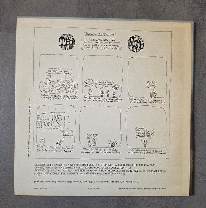 De Rolling Stones - Between the Buttons - Original 1967 USA, CD & DVD, Vinyles Singles