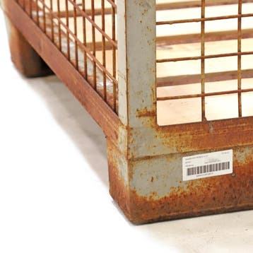 Gebruikte Gaascontainer vaste gitterbox vaste enkele klep, Ophalen of Verzenden