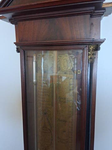 Bourdon barometer - Hout - Type en jaartal is gescha