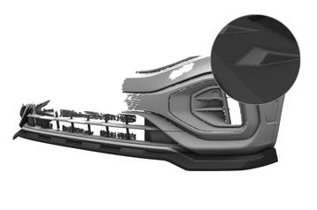 Beker spoilerlip voor VW T-Roc (Type A1) R CSL923-S, Verzenden