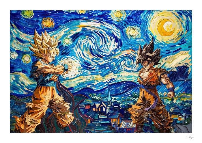 SKE - San Goku Night, Antiquités & Art, Art | Objets design
