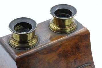 Visionneuse Pour plaques de 8 x 17 cm. Stereoscoop