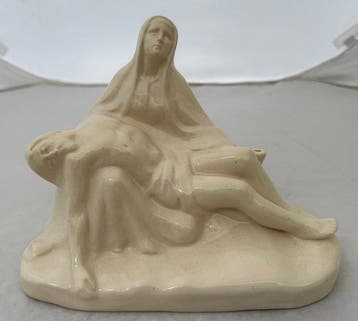 Desvres - Beeld, Piëta - 20 cm - Keramiek