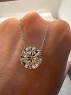 Halsketting - 14 karaat Witgoud - 7.03ct. tw. Diamant, Nieuw