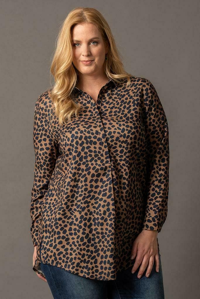 Blouse Request animal  print maat 44, Kleding | Dames, Blouses en Tunieken, Verzenden