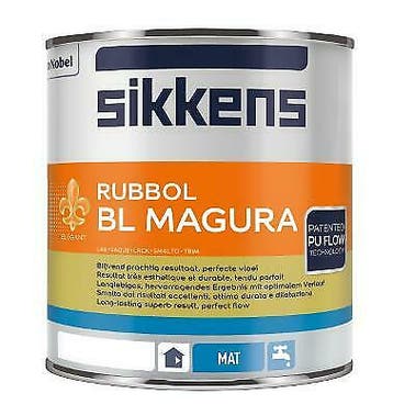 Sikkens Rubbol BL MAGURA watergedragen matte lak 1000 ml / 2, Verzenden, Nieuw