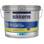 Sikkens Alphacryl Pure Mat SF extreem matte binnenmuurverf f, Verzenden, Nieuw