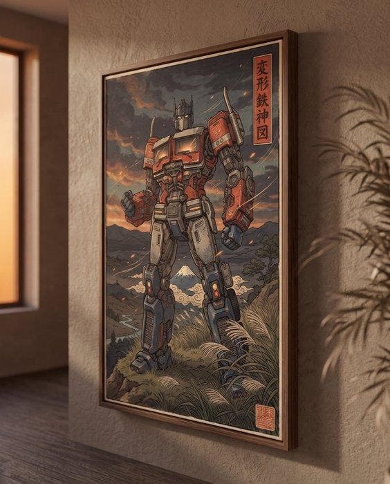 MEDSAN - Iron God Optimus Prime () - UNIQUE WORK, Antiek en Kunst, Kunst | Designobjecten