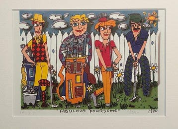 James Rizzi (1950-2011) - FABULOUS FOURSOME