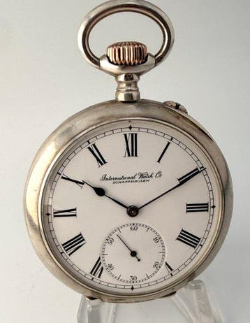 IWC - Schaffhausen Silver .800 Pocket Watch, Calibre 52,, Handtassen en Accessoires, Horloges | Heren, Nieuw