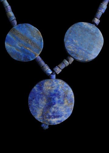 West-Aziatisch lapis lazuli Kralenketting (Zonder
