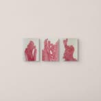 N. Magro - “ Three light cacti in red: drawings from the