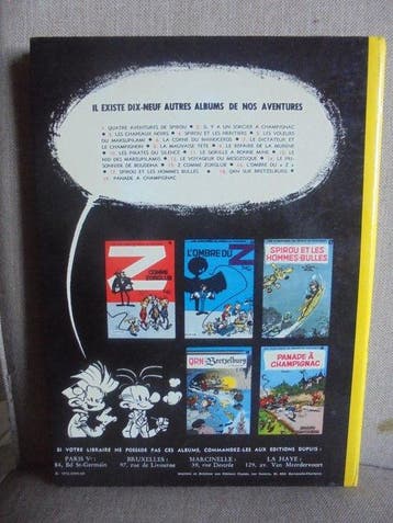 Spirou et Fantasio T20 - Le Faiseur dor - C - 1 Album - EO