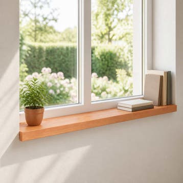 vidaXL Raamprofielen 2 st Lak 100 x 20 x 2 cm Massief, Verzenden
