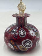 Livio Campanella - Vaas - Muranoglas - Fles met 24k gouden