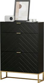 UEV Schoenenkast met 3 kleppen, smal schoenenrek, schoenenka, Verzenden, Nieuw