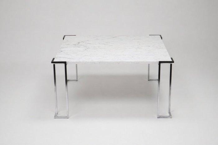 DFlab Studio - Salontafel - Kaus - Carrara marmer, Staal, Antiquités & Art, Art | Objets design
