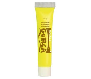 Make-Up Tube Neon Geel 10ml, Verzenden