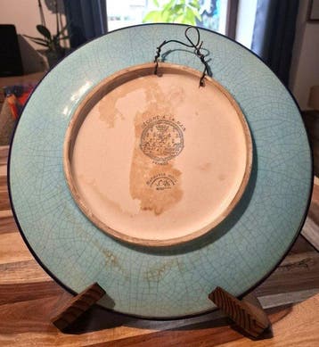 Longwy - SIMONE MASSON - Plat - émaux - Plat