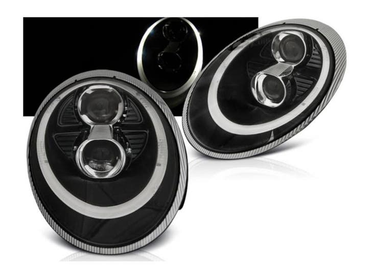 Xenon koplampen Tube Light Black geschikt voor Porsche 911, Auto-onderdelen, Verlichting, Nieuw, Porsche, Verzenden