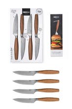 Luxury Steak Knives - European Oak Wood - Boska -, Antiek en Kunst