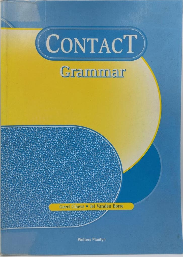 Contact Grammar / Vast Boek / Contact 9789030173212, Boeken, Overige Boeken, Gelezen, Verzenden