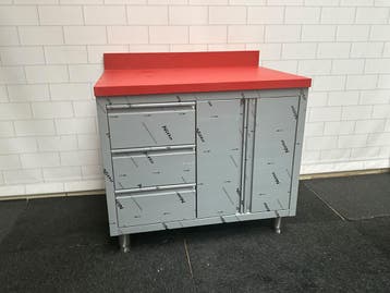 Elfinox Snijtafel met 3 lades en 2 draaideuren | 100 CM, Ophalen of Verzenden, Nieuw in verpakking