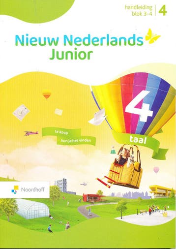 Nieuw Nederlands Junior Taal Handleiding blok 3-4 groep 4, Verzenden, Nieuw