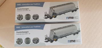 NME H0 - 503730 - Modeltrein goederenwagon (2) - 2, Nieuw