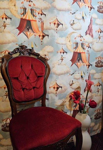 Origineel weefsel Paradise Circus XXL-rapport - Artmaison