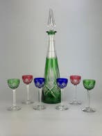 Drinkset (7) - Kristal - Likeurservice, Antiek en Kunst