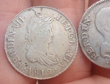 Spanje. Fernando VII. 2 Reales 1811/1812 Cataluña SF (2