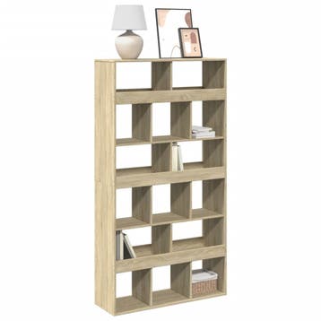 vidaXL Boekenkast 100x33x187,5 cm bewerkt hout sonoma, Verzenden, Nieuw