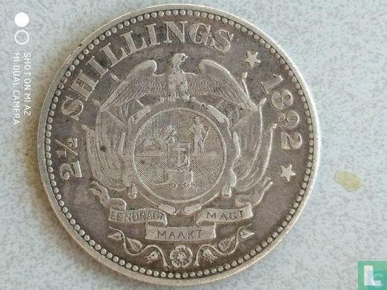 Zuid-Afrika 2½ shillings 1892, Postzegels en Munten, Munten | Afrika, Losse munt, Goud, Zilver, Overige landen, Verzenden