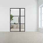 Steel look deur met zijlicht zonder kozijn, Doe-het-zelf en Bouw, Deuren en Vliegenramen, Verzenden, Nieuw