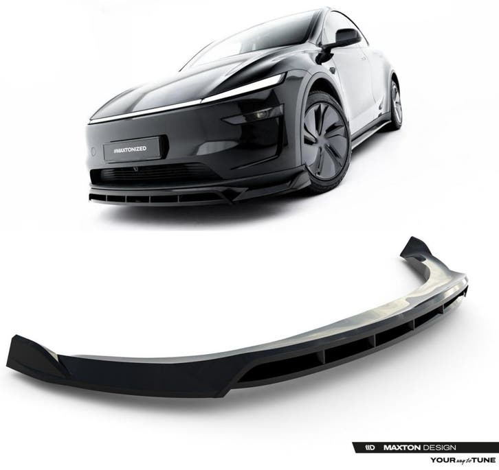 Front Splitter voor Tesla Model Y Mk1 Facelift Premium, Auto diversen, Tuning en Styling, Ophalen of Verzenden