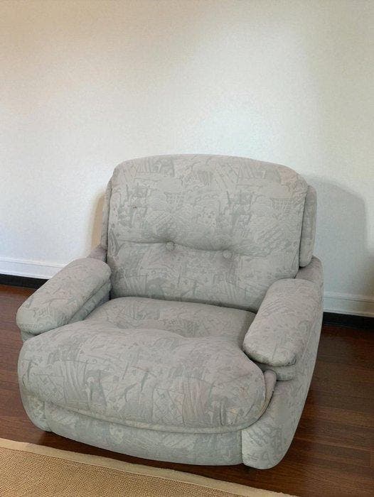 Fauteuil - Textiel, Hout, Antiquités & Art, Curiosités & Brocante