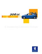 2004 PEUGEOT 206 CC BROCHURE NEDERLANDS, Livres