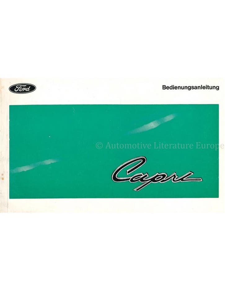 1969 FORD CAPRI INSTRUCTIEBOEKJE | SERVICEBOEKJE DUITS, Auto diversen, Handleidingen en Instructieboekjes