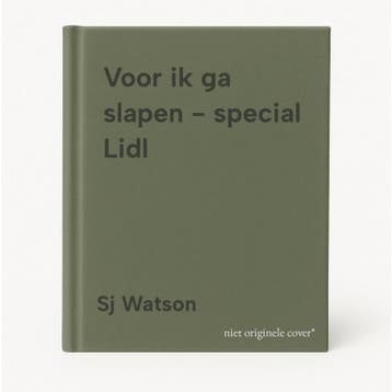 Voor ik ga slapen - special Lidl 9789026355905 Sj Watson, Boeken, Verzenden, Gelezen, Sj Watson