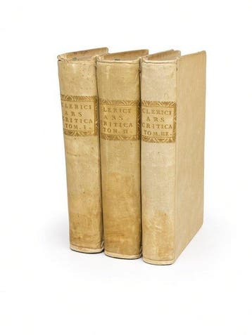 [3 Vol.] J. Clerici - Ars Critica Linguarum Latinae,