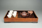 Plateau à thé pour la cérémonie Gong Fu Cha - Zelkova Wood -, Antiquités & Art